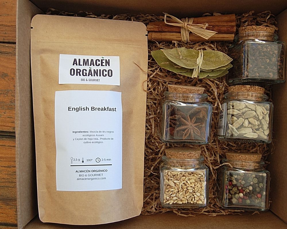 Caja de regalo Chai té negro ecológico